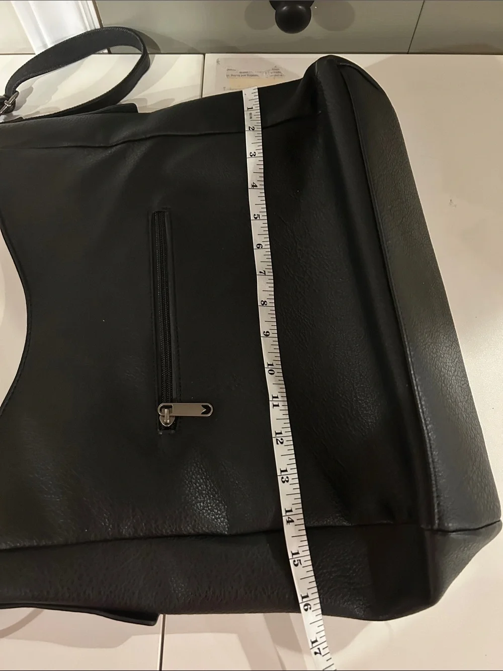 Women’s Black Multi-Color Panel Shoulder Bag - Picture 4 of 10